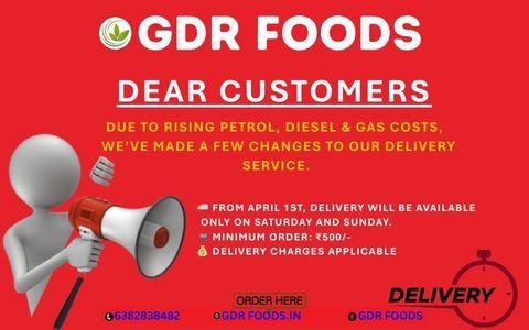 GDR FOODS & SPICES promo